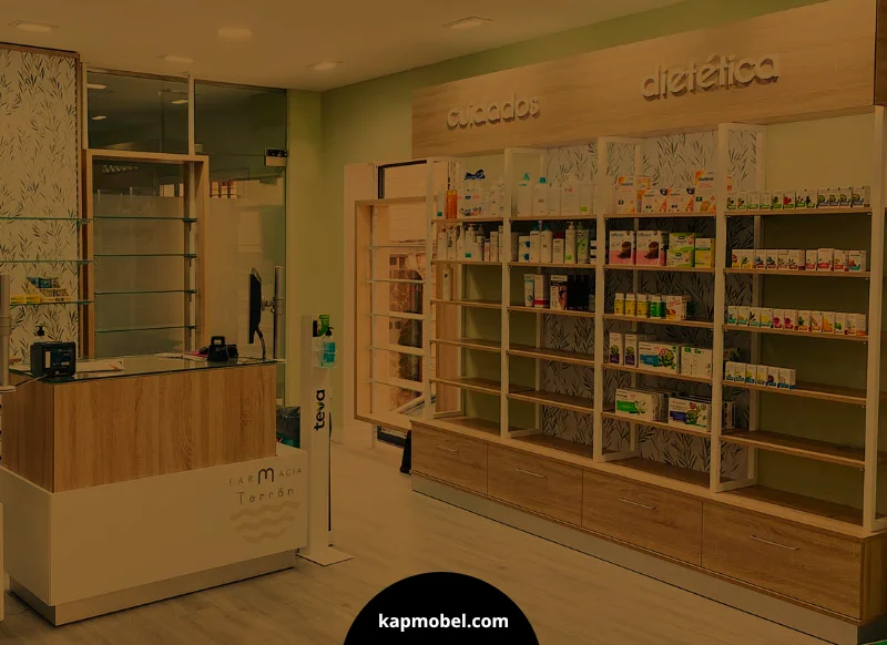 Diseño de farmacias 1 mobiliario para una farmacia pequeña